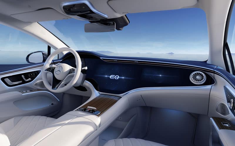 mercedes EQS interior