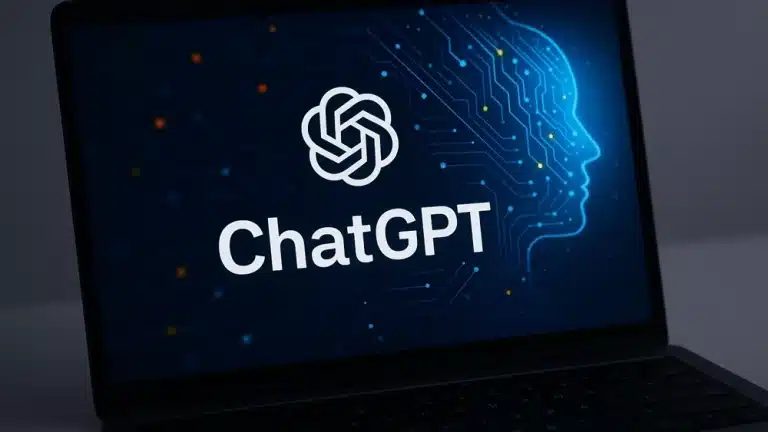 Bilgisayar ekranında ChatGPT logosu ve yapay zekâ temalı dijital arka plan – ChatGPT Agent Mode kapak görseli