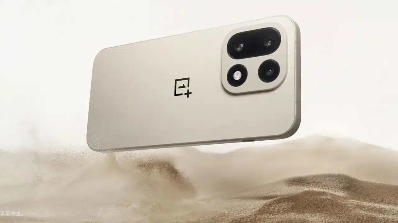 OnePlus 15’in mikro-ark oksidasyon kaplamalı seramik arka yüzü