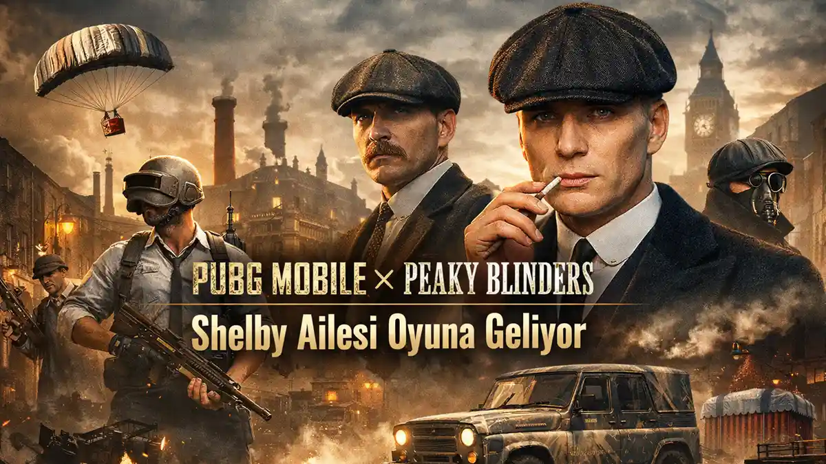 PUBG Mobile Peaky Blinders iş birliği kapsamında Shelby ailesi karakterleri ve özel oyun içi içerikler