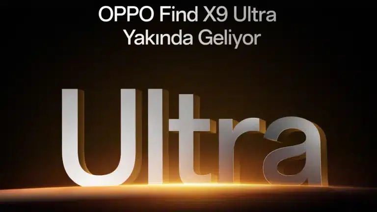 OPPO Find X9 Ultra için hazırlanan tanıtım görseli, “Ultra” vurgulu premium tasarım ve lansman duyurusu