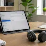 iPad yanında Bluetooth kulaklık ve klavye ile bağlantı sorunu çözümünü anlatan teknoloji rehberi görseli