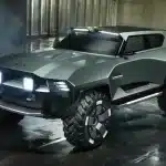Call of Duty Modern Warfare 4 için tasarlanan Aston Martin Dreadnought, ıslak zeminli askeri hangarda
