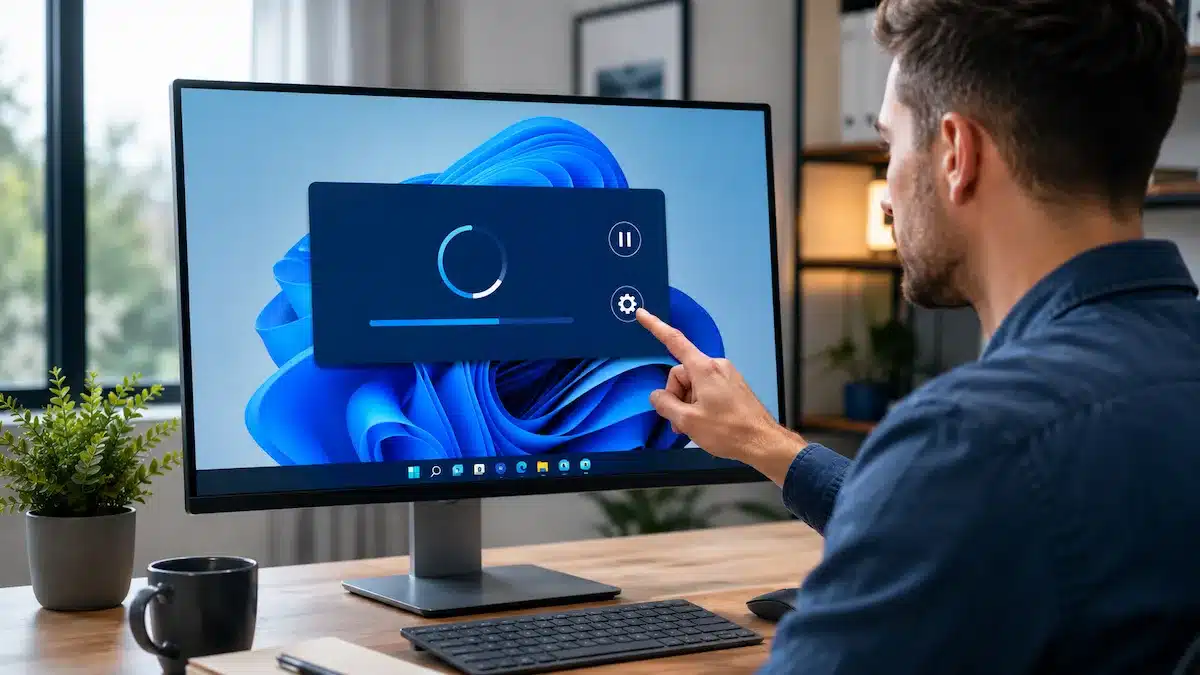 Windows 11 güncellemelerini duraklatmak için güncelleme ayarlarını değiştiren kullanıcı