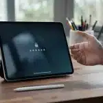 Şifresi unutulan kilitli iPad ve parola kurtarma ekranı